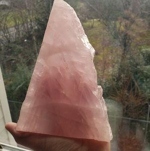large Rose Quartz Slab